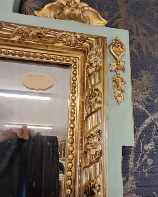 Miroir/trumeau XIX 195x 116