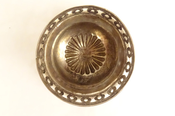 Flakon Silber Massiv Deutsch Hanau Venus Muschel Vase Schwäne Ende XIX.