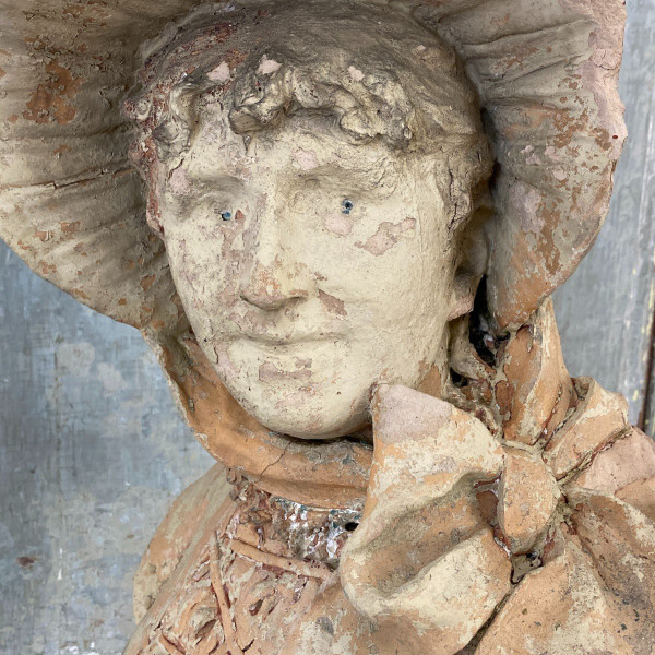Busto in terracotta firmato Garnier