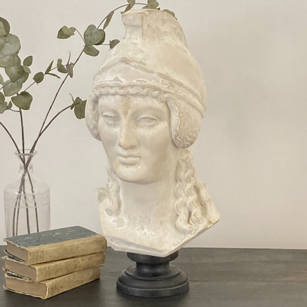 Antike Gipsbüste „Athena“