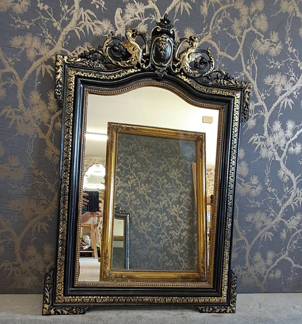 Napoleon III period mirror 120 x 81