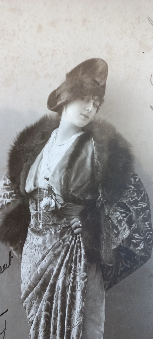 Photo Mado Minty New York 1913 signée et dédicacée 