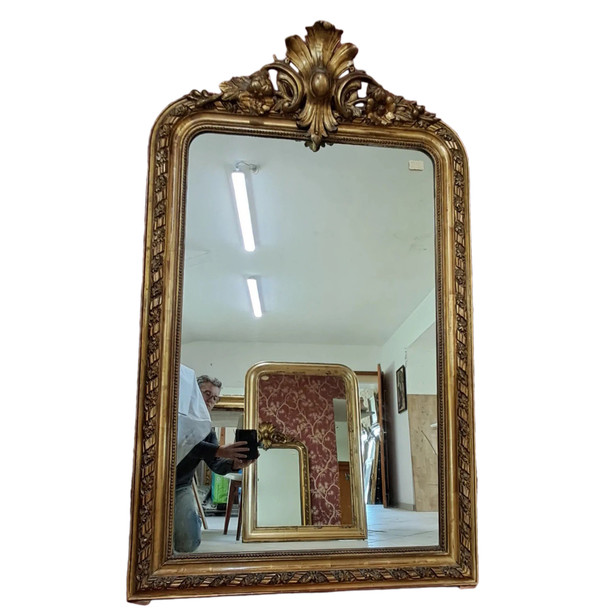 Louis Philippe period mirror 157 x 97