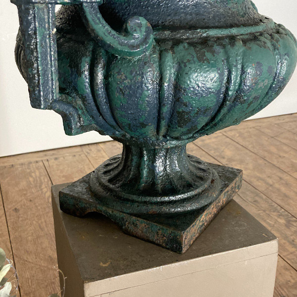 Pair of 19th century cast iron basins