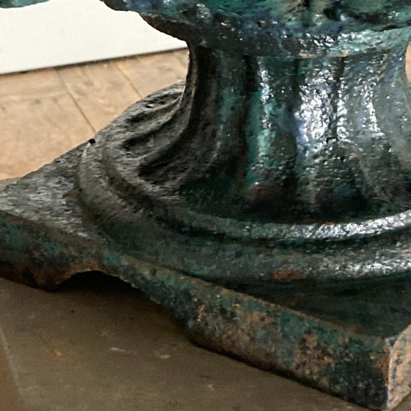 Pair of 19th century cast iron basins