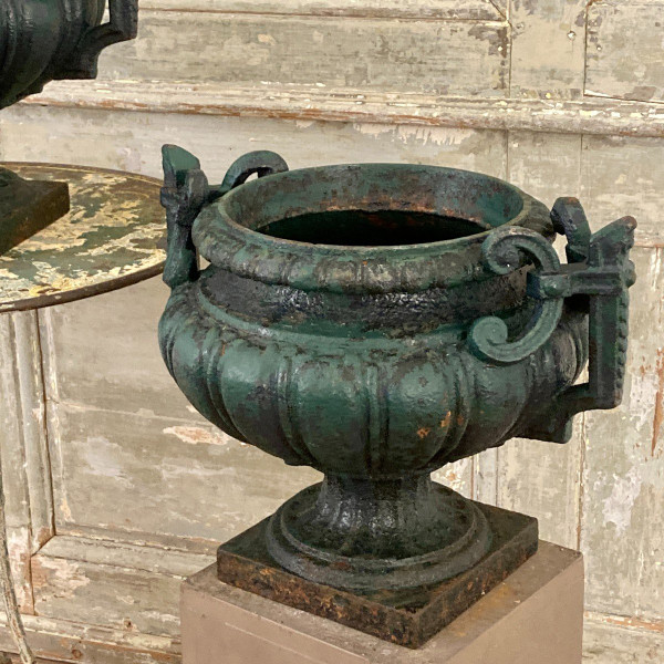 Pair of 19th century cast iron basins