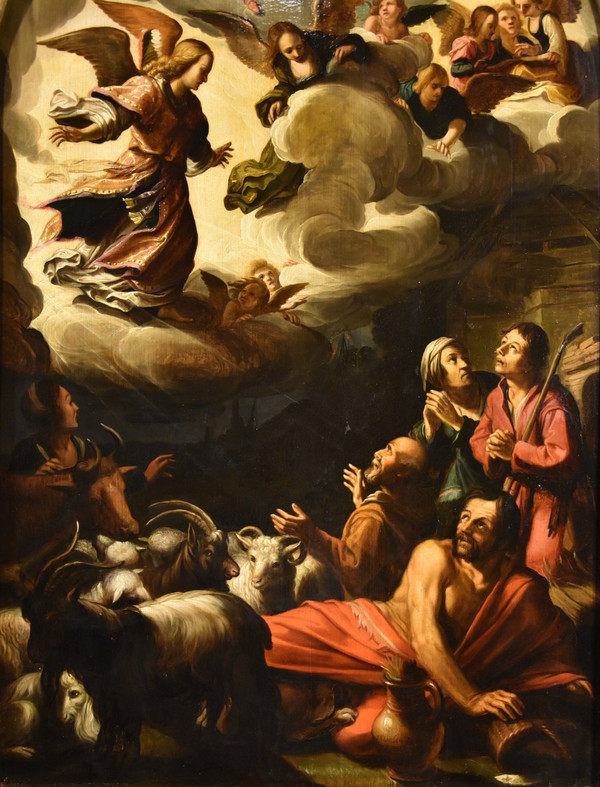 L’Annuncio ai Pastori, Jacques Waben (Alkmaar ca. 1575–1641/1642 Hoorn)