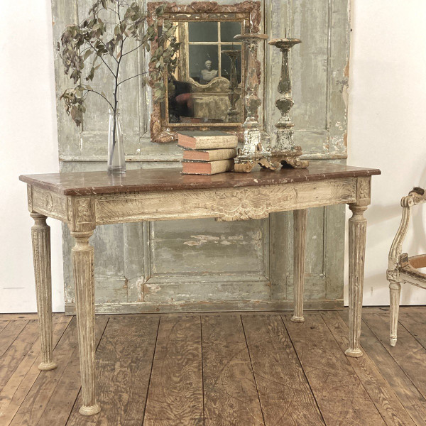 Large Louis XVI period console table