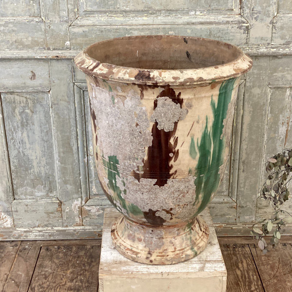 Vase d' Anduze XIX Signé Boisset