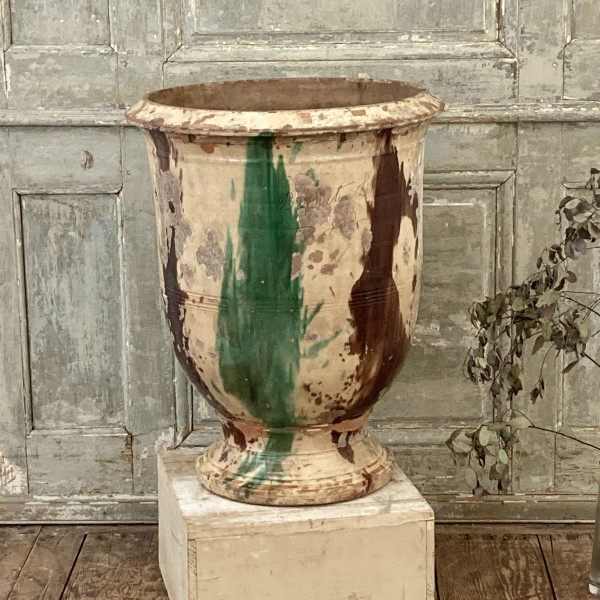 Vase d' Anduze XIX Signé Boisset