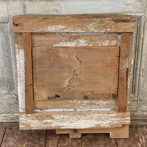 18th Century Carved Wood "oeil De Boeuf" Mirror