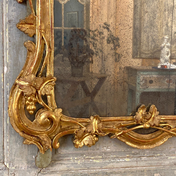 18th century Provencal mirror
