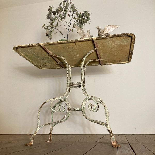 19th Century Wrought Iron Console Table
