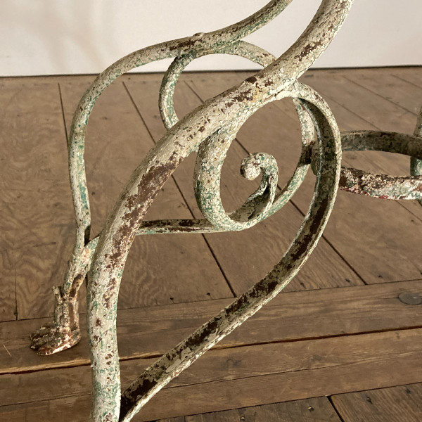19th Century Wrought Iron Console Table