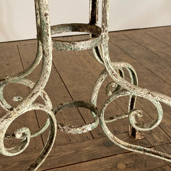 19th Century Wrought Iron Console Table
