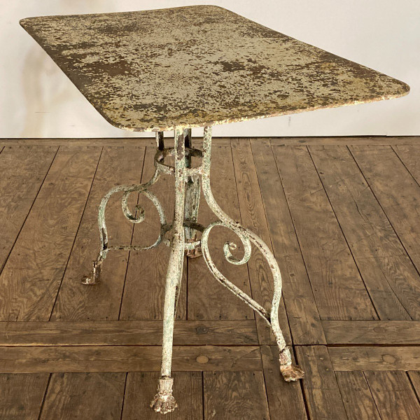 19th Century Wrought Iron Console Table