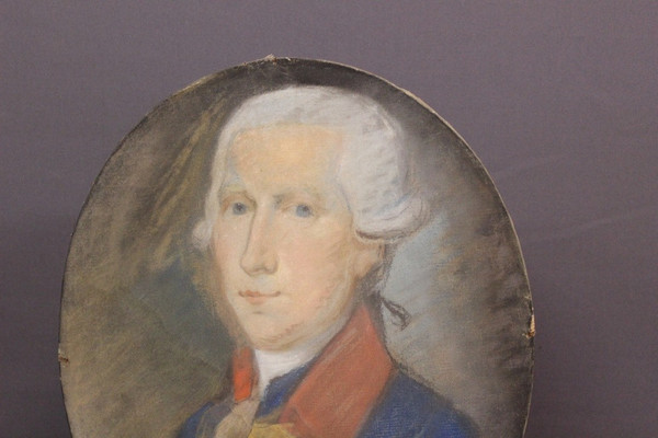 Ritratto di uomo a pastello inizio XIX