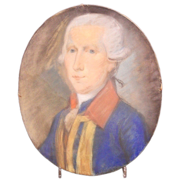 Ritratto di uomo a pastello inizio XIX