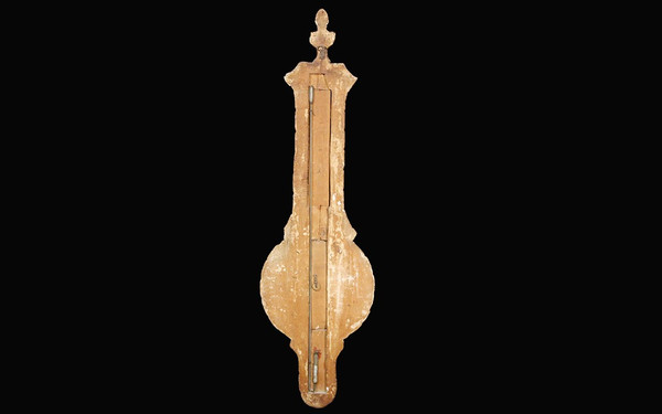 Barometer XVIII. Jahrhundert Vergoldetes Holz