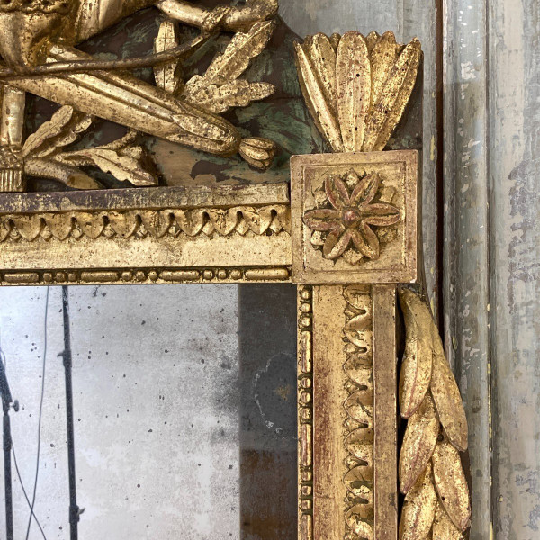 Miroir d'époque Louis XVI