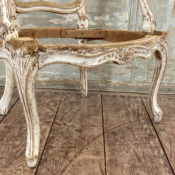 Paire de cabriolets Louis XV