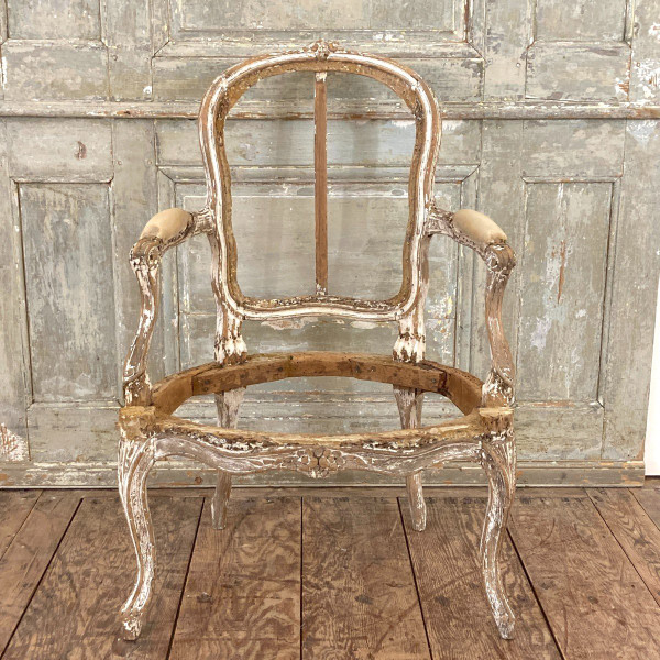Paire de cabriolets Louis XV