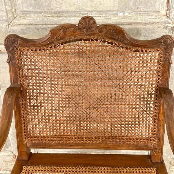 Sitz aus Rohrgeflecht aus der Regency-Zeit