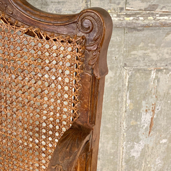 Sitz aus Rohrgeflecht aus der Regency-Zeit
