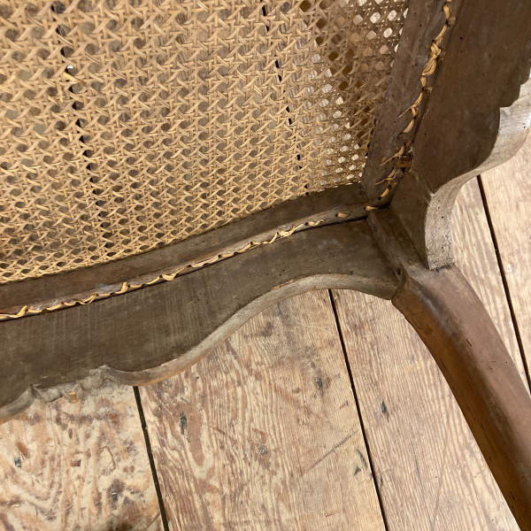 Sitz aus Rohrgeflecht aus der Regency-Zeit