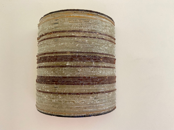 Wandleuchte aus Glas und Messing von Abano Poli