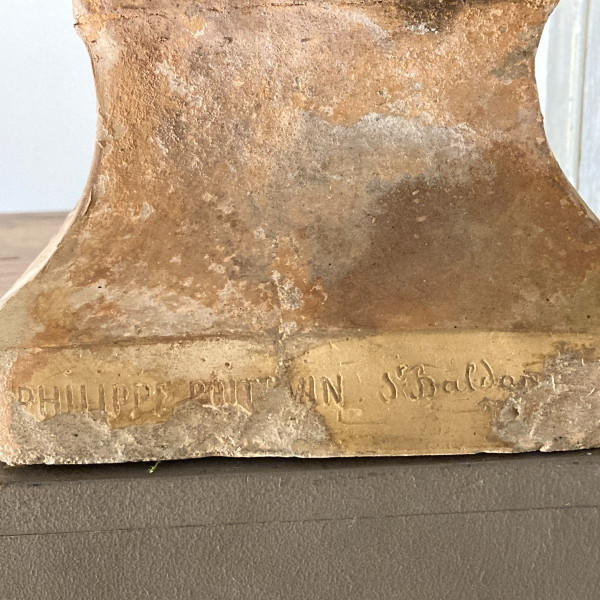 Large bust of the sculptor Philippe Poitevin