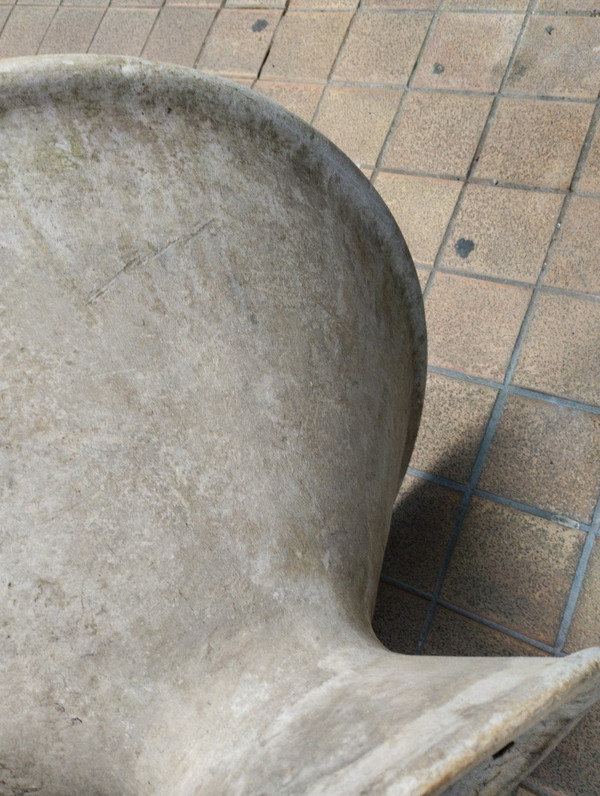 Planter - Fibrocement - Eternit - Diabolo- V. 1950.