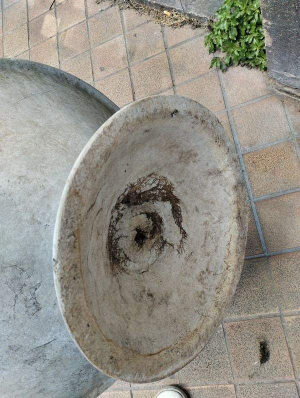 Planter - Fibrocement - Eternit - Diabolo- V. 1950.