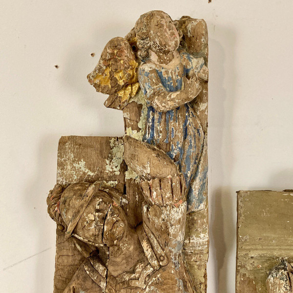Elements of an early 16th century altarpiece
