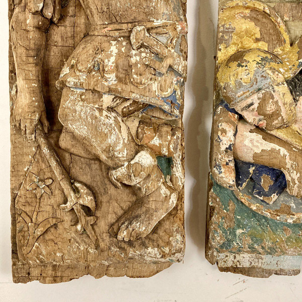 Elements of an early 16th century altarpiece
