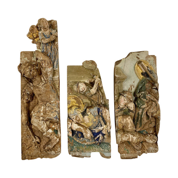 Elements of an early 16th century altarpiece