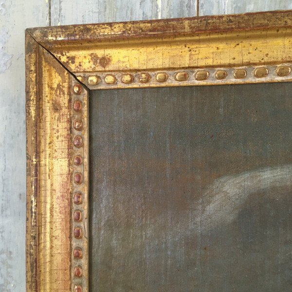 Huile Sur Toile Allégorique Fin XVIII