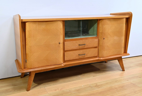 Oak sideboard, Space Age period - 1960