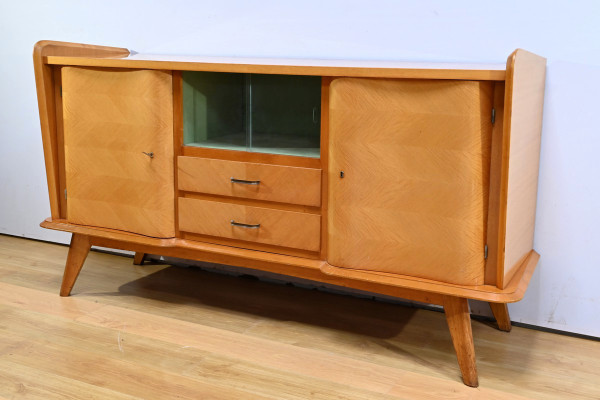 Oak sideboard, Space Age period - 1960
