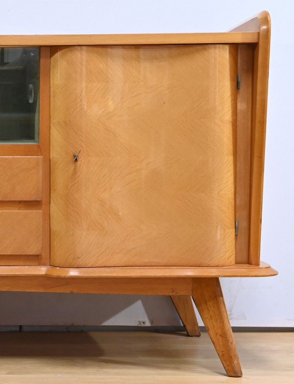 Oak sideboard, Space Age period - 1960