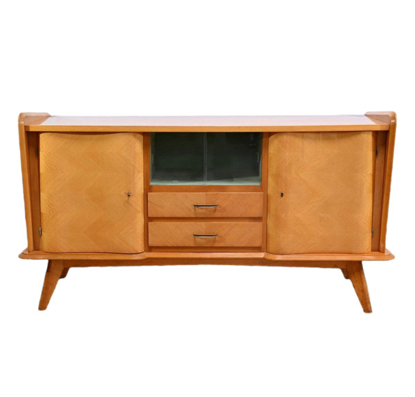 Oak sideboard, Space Age period - 1960