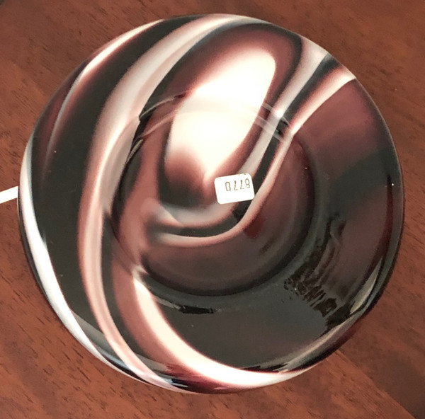 Tischlampe aus Muranoglas von Carlo Moretti, Italien 60er Jahre