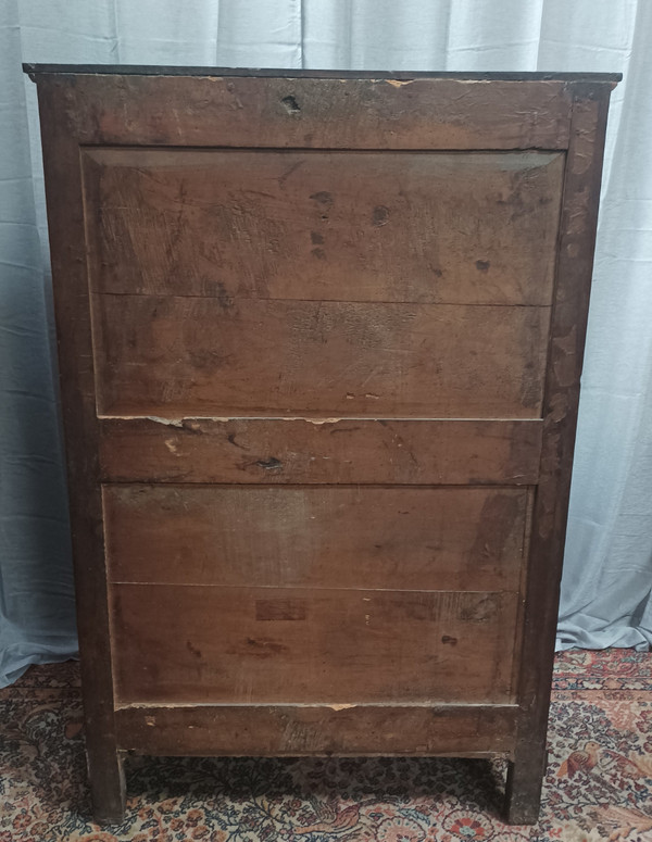 Secrétaire époque Restauration en noyer