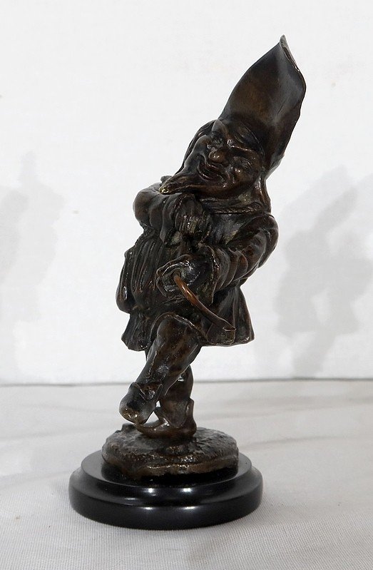  Bronze inkwell " The Grotesque " - XIXth century