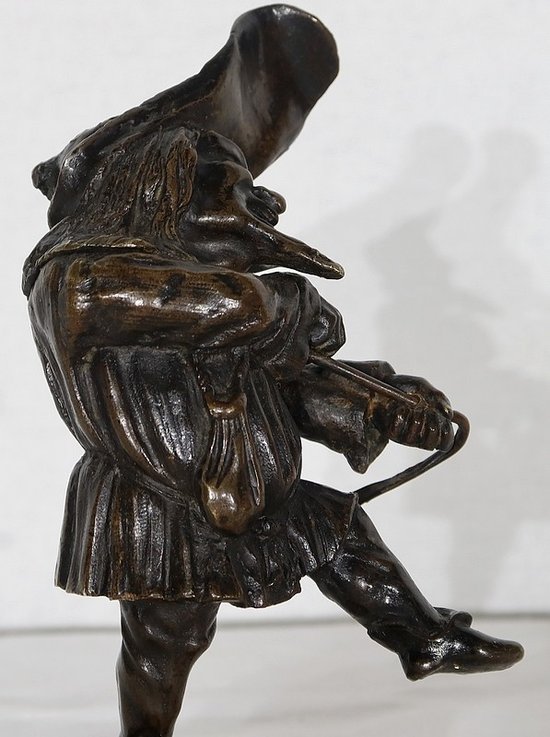  Bronze inkwell " The Grotesque " - XIXth century