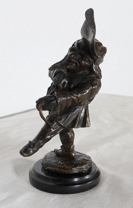  Bronze inkwell " The Grotesque " - XIXth century