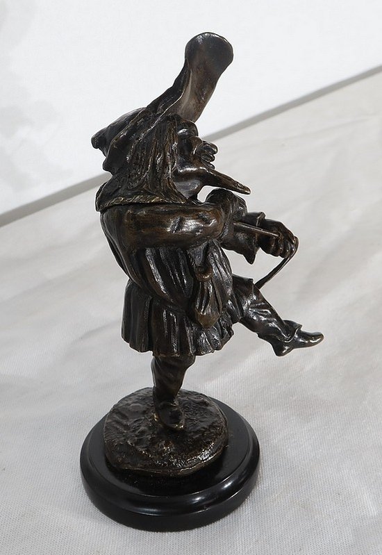  Bronze inkwell " The Grotesque " - XIXth century