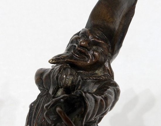  Bronze inkwell " The Grotesque " - XIXth century