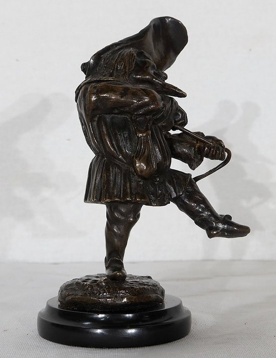  Bronze inkwell " The Grotesque " - XIXth century
