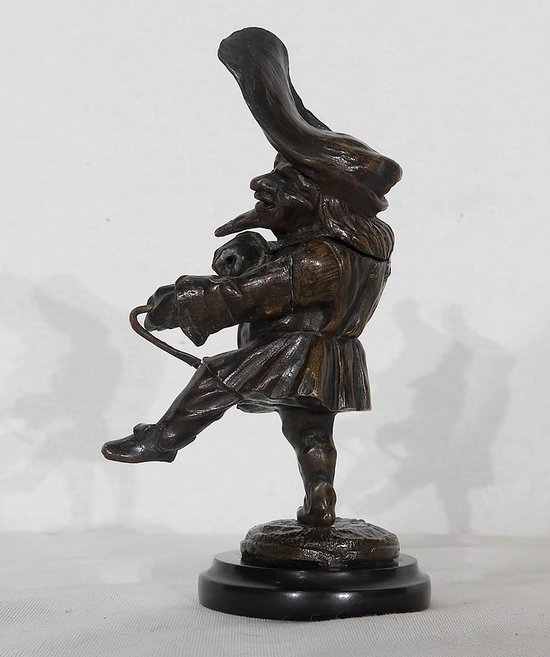  Bronze inkwell " The Grotesque " - XIXth century